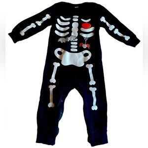 Carter’s Halloween Baby Skeleton Jumpsuit